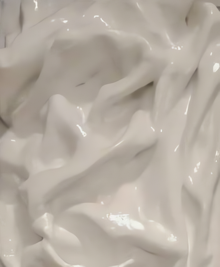 Closeup of recycled art materials